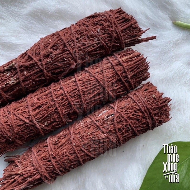 XÔ THƠM ĐỎ - RED SAGE Nâng cao tinh thần bản thân, loại bỏ tiêu cực - THẢO MỘC XÔNG NHÀ