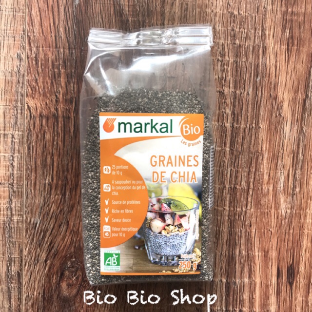 Hạt Chia hữu cơ Pháp Markal - Hạt chia organic