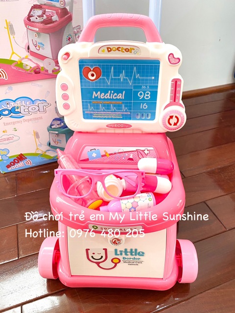 ĐỒ CHƠI XE ĐẨY BÁC SĨ CỠ LỚN CHO BÉ
