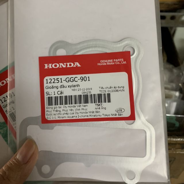 Ron quy lát + ron chân lòng Spacy 100 zin hãng HONDA