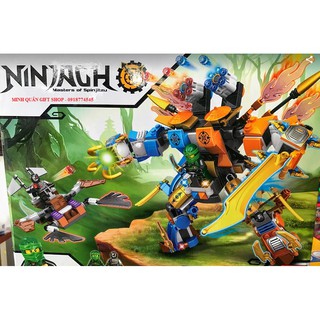 Lego ninja jx80035 - 458 mảnh ghép