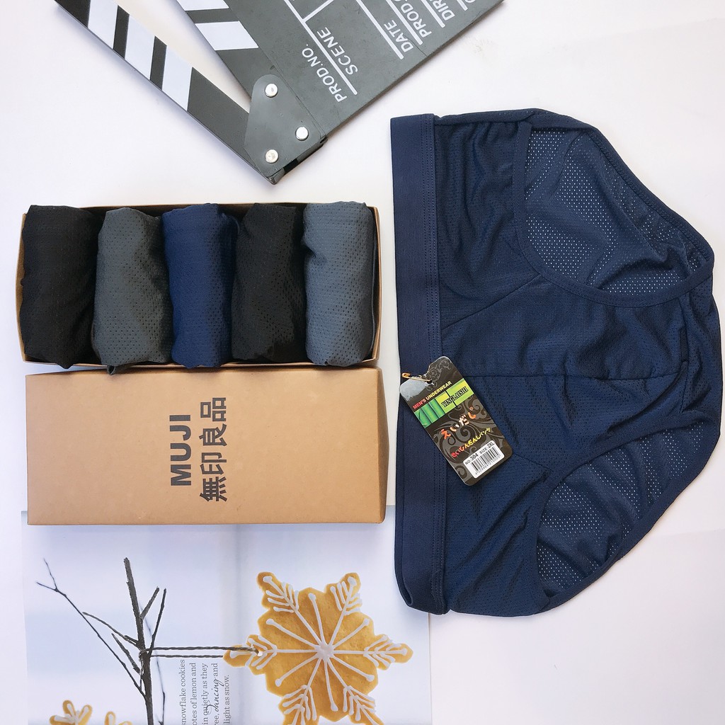 Quần Lót Nam, Quần Tam Giác Cao Cấp Thông Hơi Lỗ Siêu Nhỏ Thoáng Mát NO304