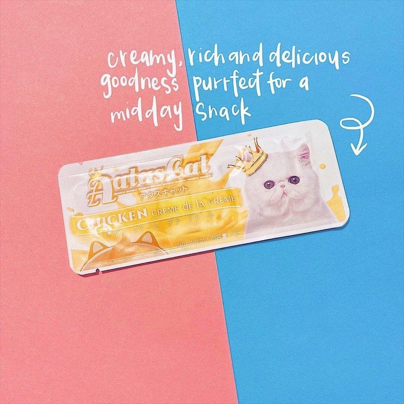 SÚP THƯỞNG AATAS CREAMY 16G CHO MÈO - Thức ăn dinh dưỡng thú cưng Gogi Meow Mart