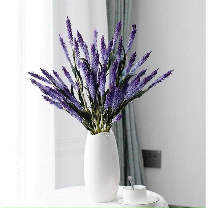 [VIDEO THÂT] Hoa giả cao cấp  Cành Hoa Lavender xốp trang trí decor nhà cửa