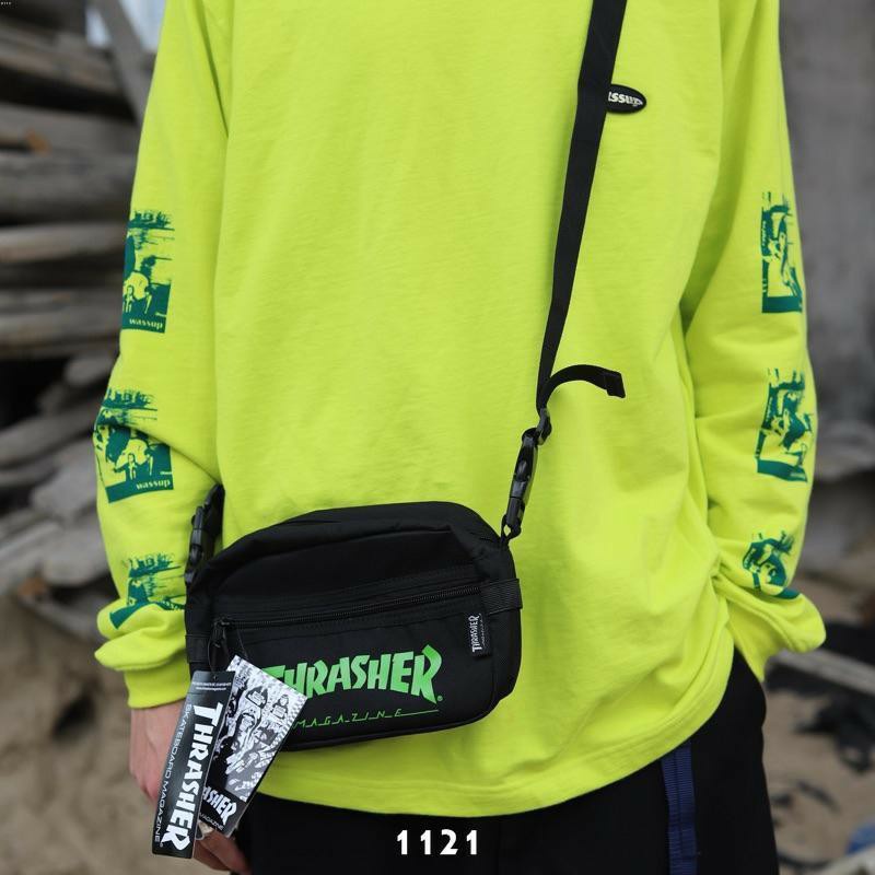 ⚡ Túi Đeo Chéo THRASHER  | Túi Đeo Chéo Thời Trang Nam Nữ Phong Cách Đường Phố Streetwear, Ulzzang