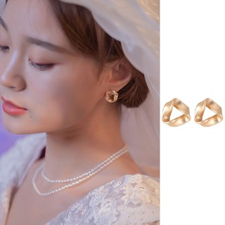 Bông tai nữ thiết kế đơn giản phong cách hàn quốc