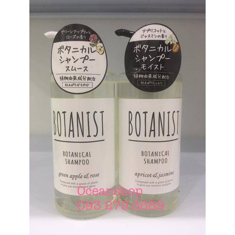 Dầu gội Botanist Botanical Shampoo 490ml (Bill mua ảnh bên cạnh)