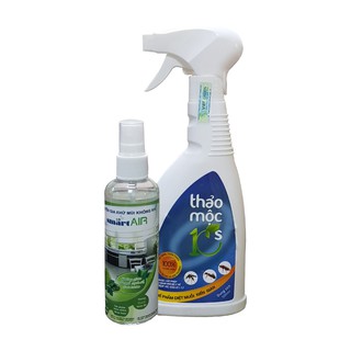 Combo thảo mộc 1 chai khử mùi không khí thảo mộc+ 1 chai diệt côn trùng bằng thảo mộc