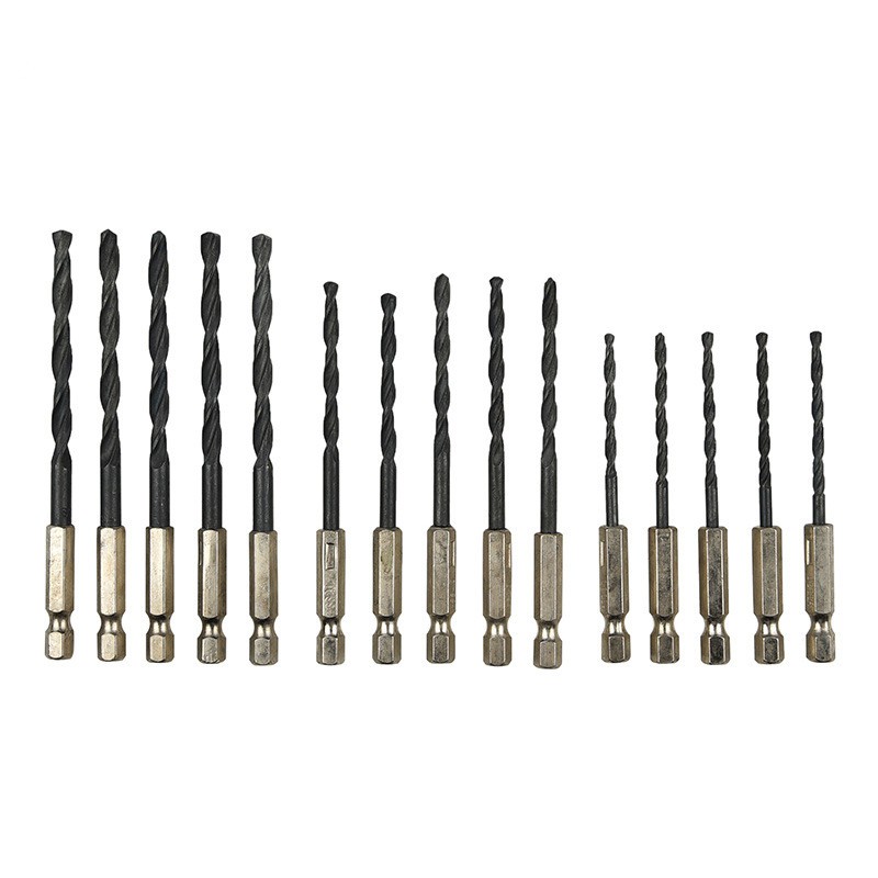 Mũi khoan chuôi lục giác đen thép gió 3mm 4mm 5mm