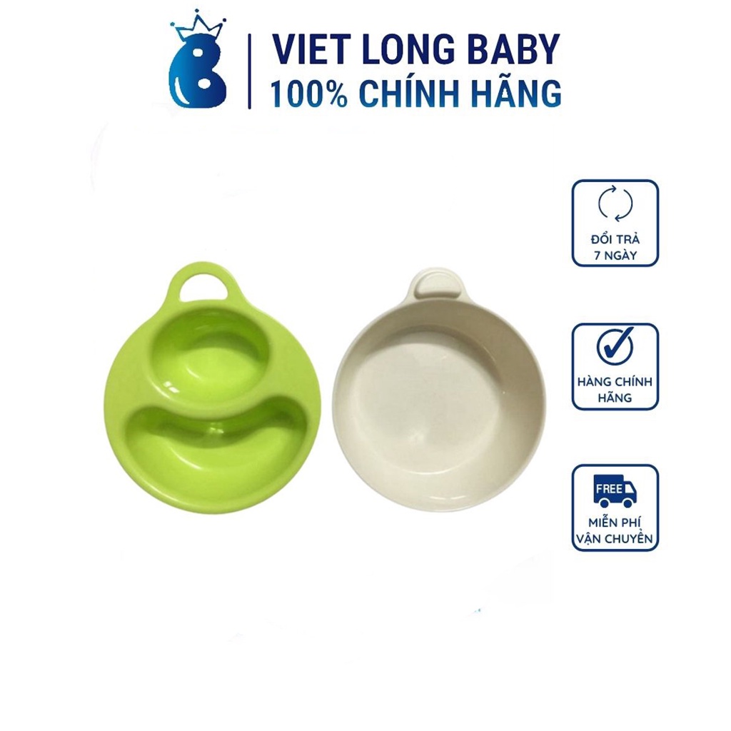 Bộ bát chia ngăn ăn dặm Paku Paku cho bé xuất xứ Nhật Bản