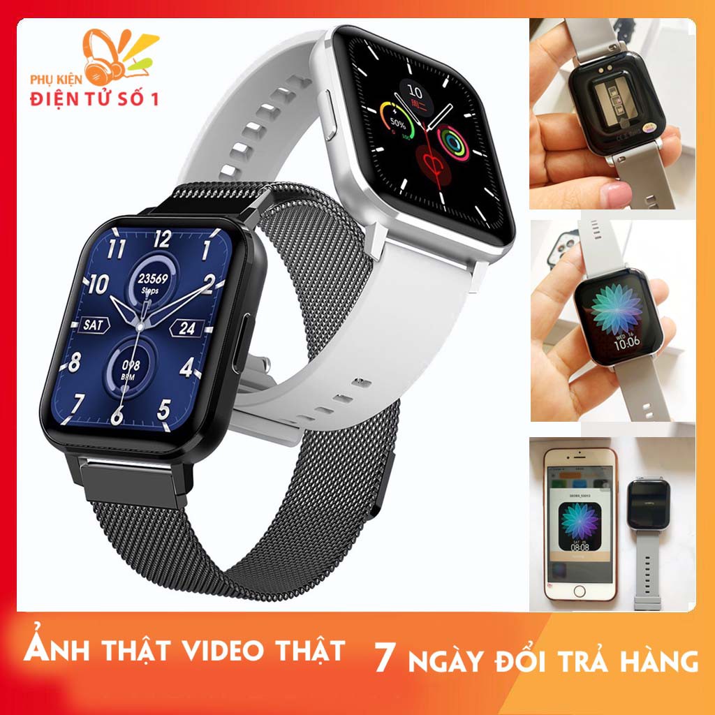 Đồng hồ thông minh DTX [BH đổi 1-1] smartwatch màn hình cảm ứng 1.78 HD, vỏ thép, chống nước IP68