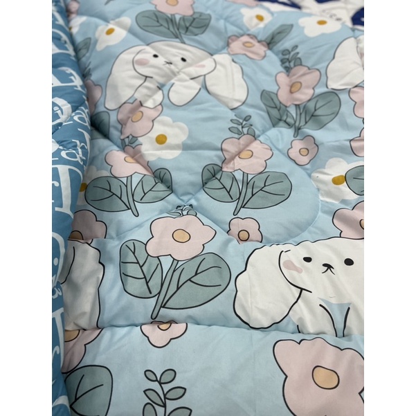 Set Chăn Phao 5 món Poly cotton Dio Xanh 2022