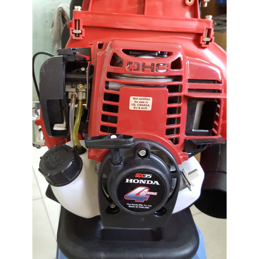 Máy xạ phân phun hạt phun vôi bột khử trùng 4 thì Honda GX35 dập nổi động cơ