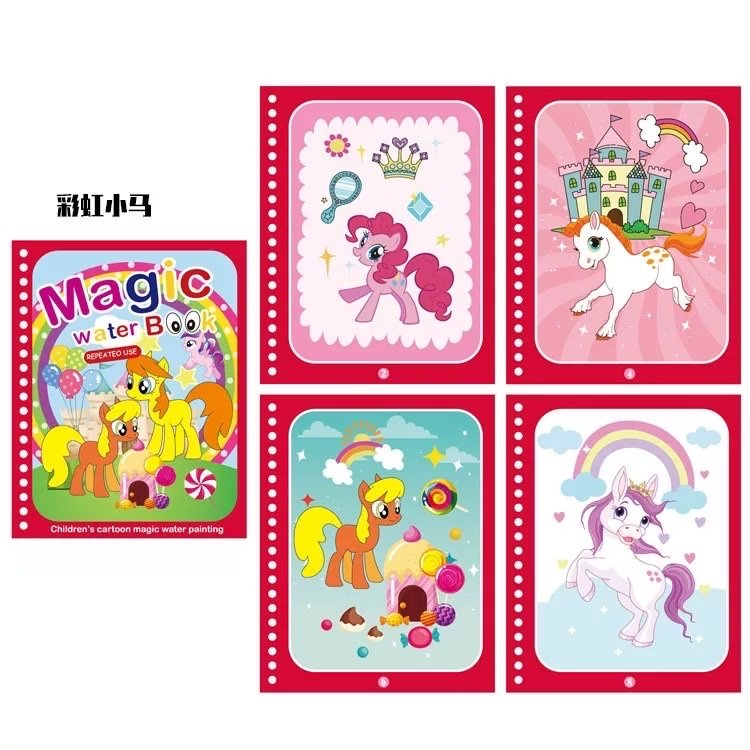 HÀNG TRUNG COMBO 3 CUỐN SÁCH TÔ MÀU MA THUẬT - MAGIC WATER BOOK COLOURING