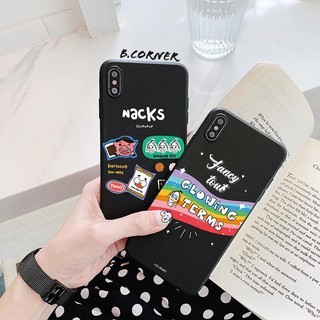 Ốp Lưng Điện Thoại Nền Đen Cầu Vồng