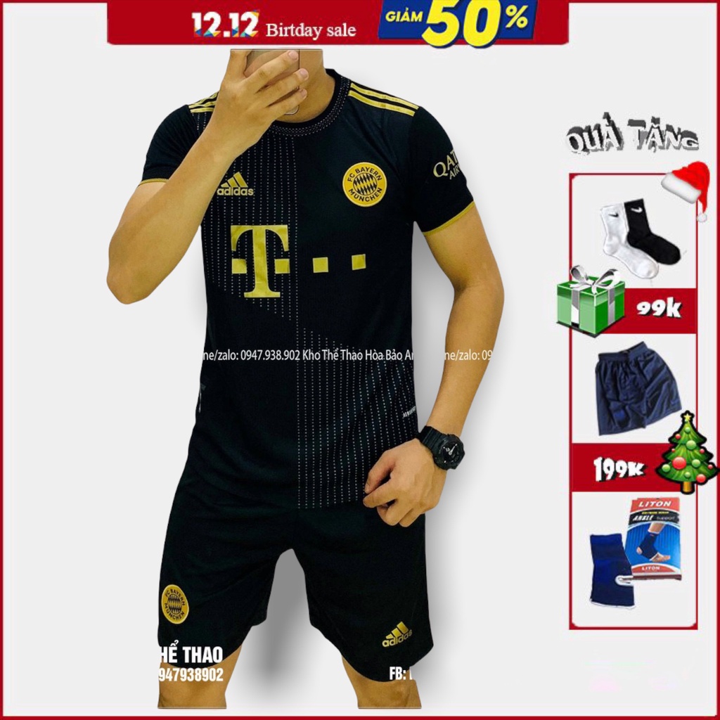 Bộ quần áo đá banh CLB Bayern hàng cao cấp mẫu mới 2022