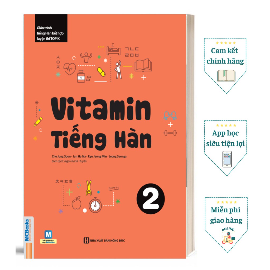 Sách - Vitamin Tiếng Hàn Tập 2