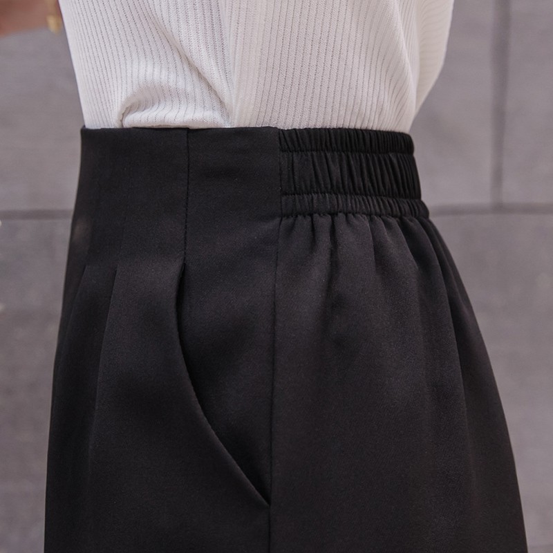 Quần Short Chiffon Lưng Cao Dáng Chữ A Ống Rộng Co Giãn Thời Trang Mùa Hè Hàng Mới Dành Cho Nữ | BigBuy360 - bigbuy360.vn