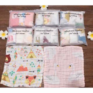Set 3 khăn sữa Muslin tree cho bé