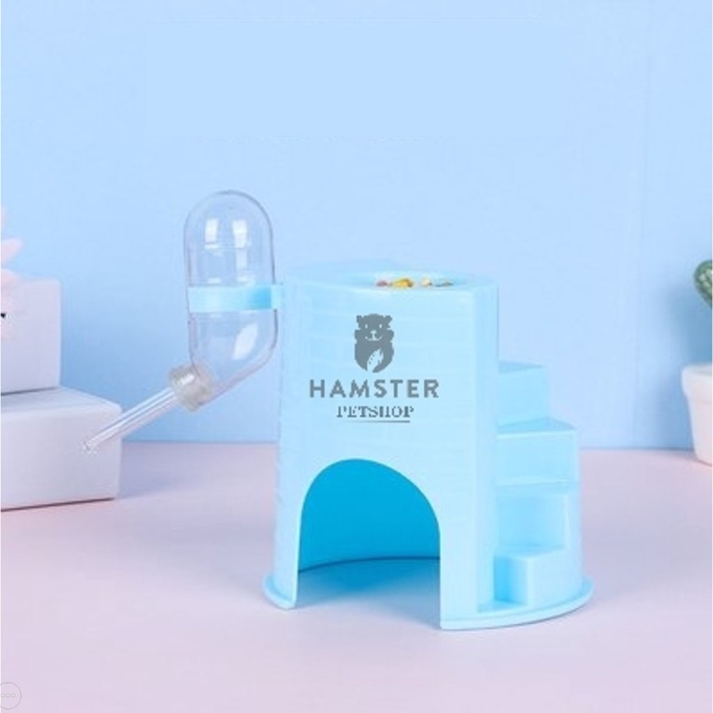 Nhà ngủ 4 in 1 Kèm Bình nước cho Hamster