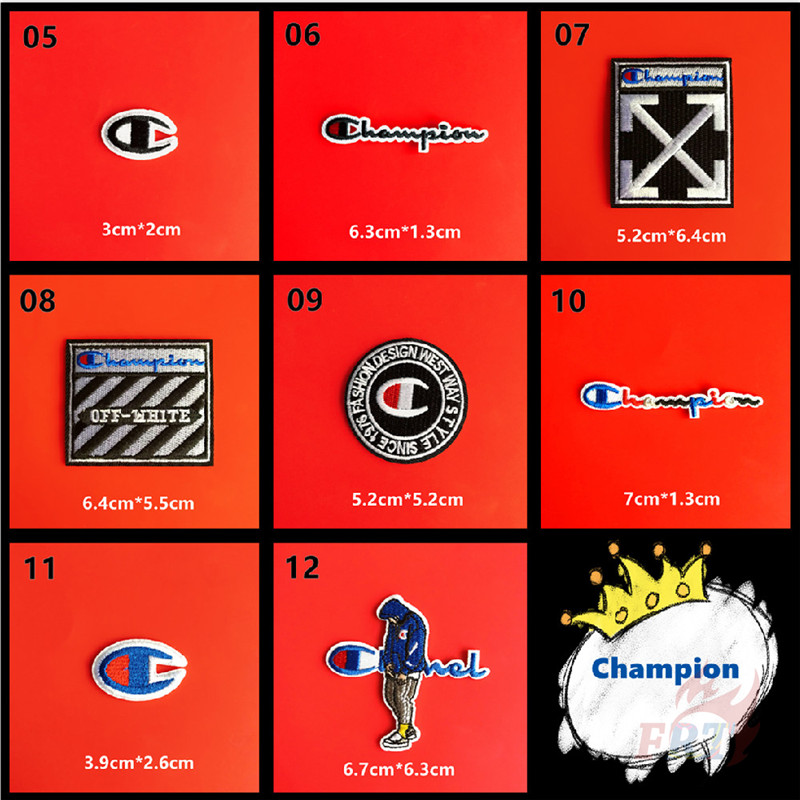 1 Sticker Ủi Thêu Hình Logo Champion Series 02