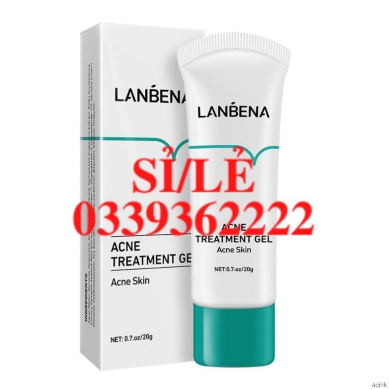 [Hàng mới về] Gel dưỡng da giảm mụn làm mờ sẹo Lanbena 20g  HAIANHSHOP