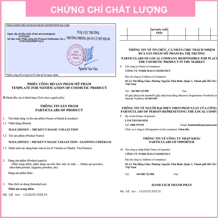 Phấn Nước Cushion M.O.I Hồ Ngọc Hà 5 Trong 1  Dưỡng Da Chống Nắng Che Khuyết Điểm Phấn Phủ