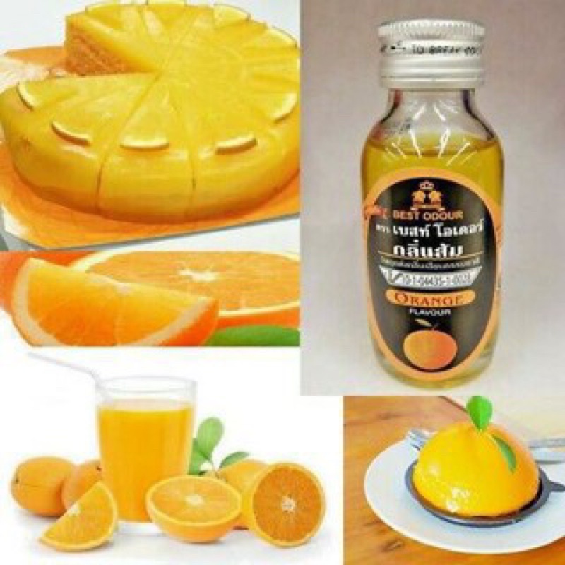 Orange Flavour- Hương Cam Thái Lan chai 30ml làm bánh hoa cúc và các loại đồ ăn
