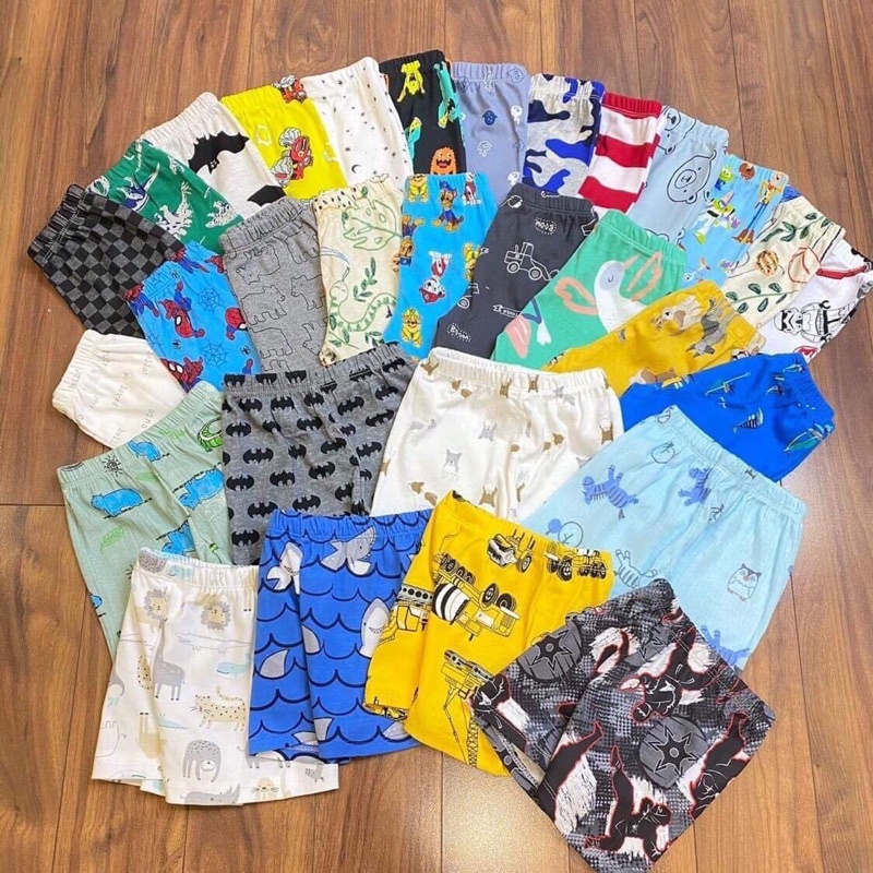 Set quần chục đùi mùa hè cho bé trai bé gái (10 cái)