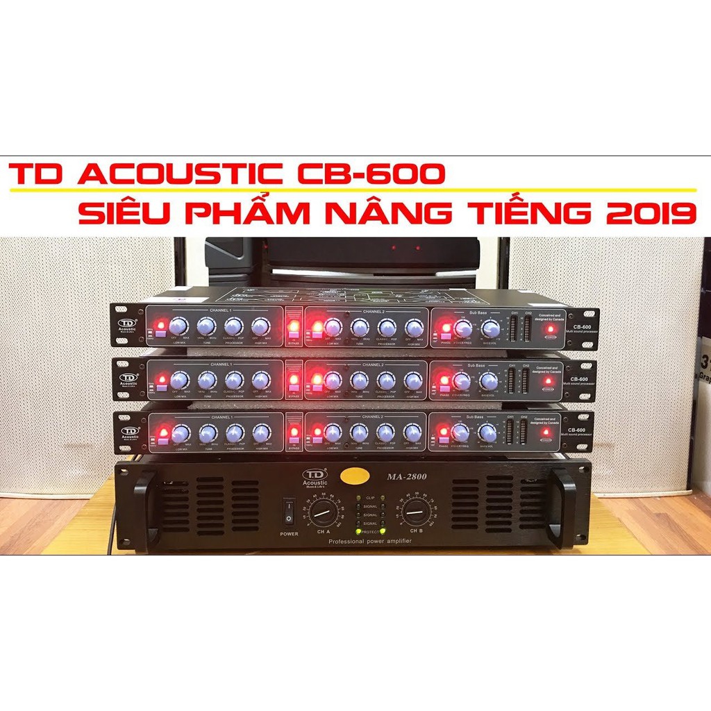 NÂNG TIẾNG TD - CB 600 pro - chình hãng[TẶNG DÂY CANON] -