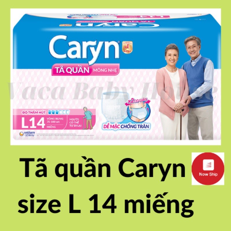 TÃ QUẦN NGƯỜI GIÀ CARYN L14 (MẪU MỚI) MỎNG NHẸ