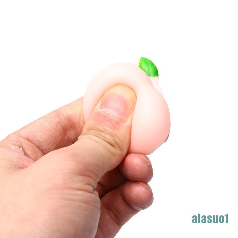 Mềm Đồ Chơi Xốp Squishy Giảm Stress Hình Quả Đào Dễ Thương Cho Bé