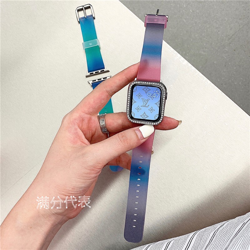 Dây Đeo Thay Thế 5 Màu Tùy Chọn Cho Đồng Hồ Apple watch series 6 5 3 4 2 SE iwatch 38mm 40mm 42mm 44mm