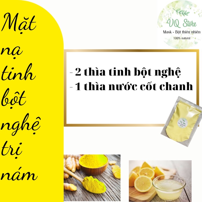 100gr Tinh bột nghệ nguyên chất