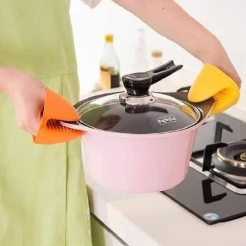 ⛔FLASHSALE+⛔ Bộ 2 nhấc nồi chống nóng silicon