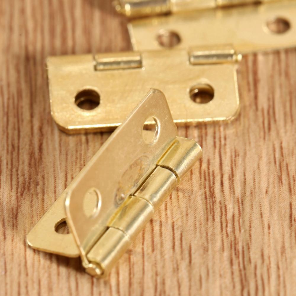 ELLSWORTH Set 10 Bản Lề Hộp Gỗ Mini Dùng Để Làm Đồ Trang Trí Nhà Búp Bê