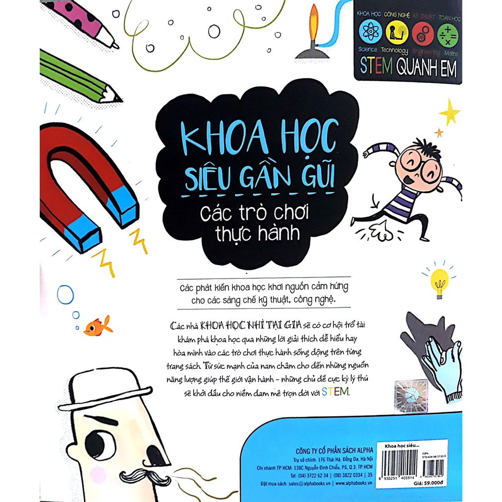 Sách - Stem Quanh Em - Khoa Học Siêu Gần Gũi