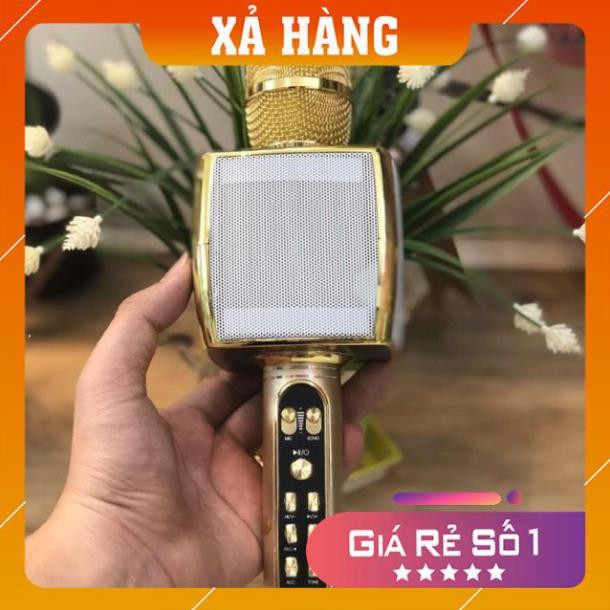 [giá sốc] MICRO KARAOKE BLUETOOTH YS-91 HỖ TRỢ GHI ÂM PASS CHUẨN - BH 6 THÁNG