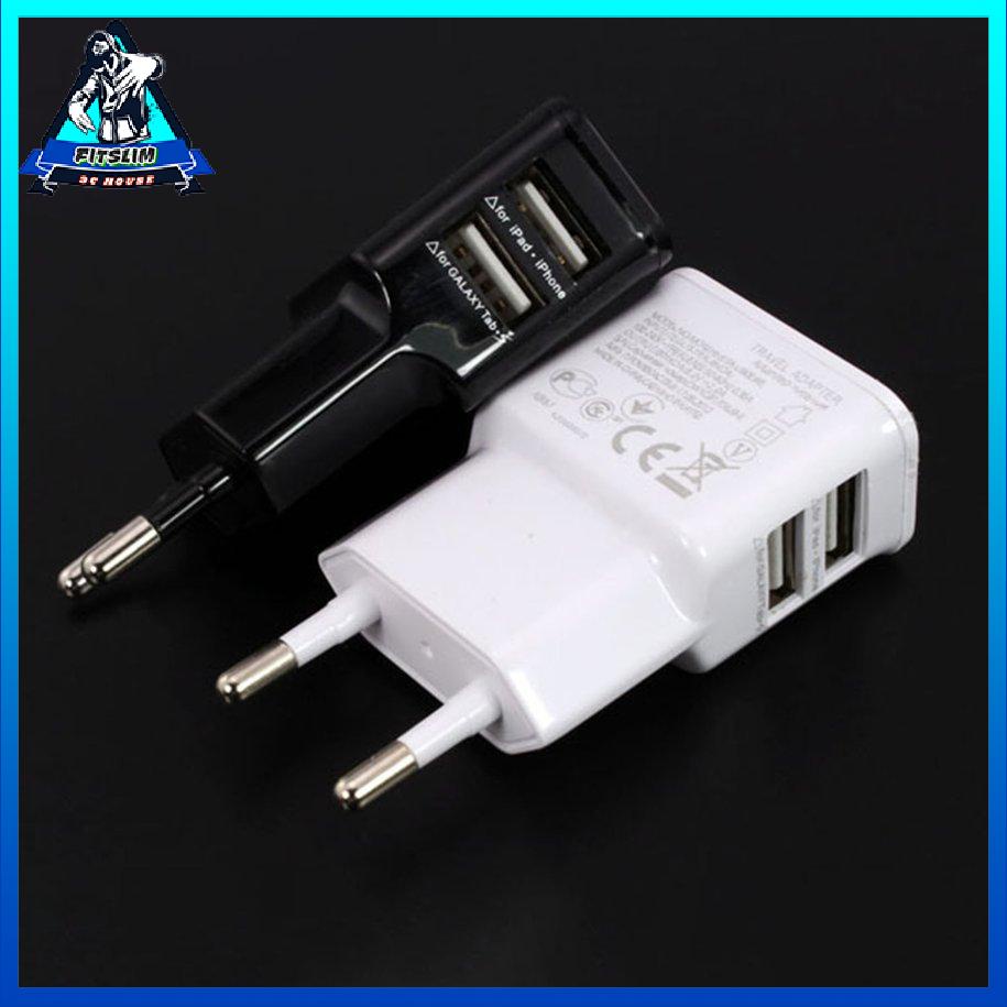 Bộ đổi nguồn Di động Bộ sạc điện thoại di động USB kép Di động Ổ cắm điện Du lịch [8/11]