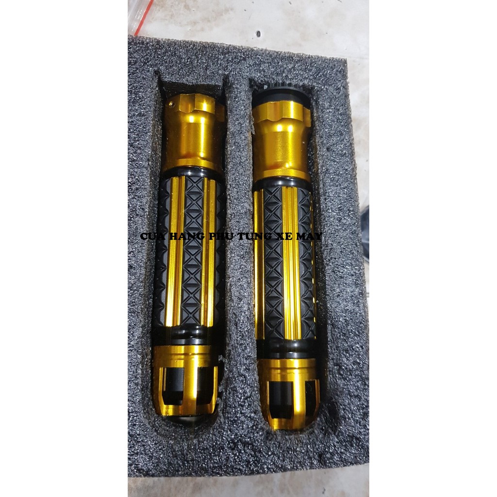 Bao tay (tay cầm) SỌC NHÔM GÙ XOAY cao cấp - 1 cặp