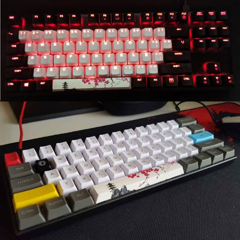 Nắp Phím Space Thay Thế PBT 6.25U Cho Bàn Phím Cơ DIY gk61 gk