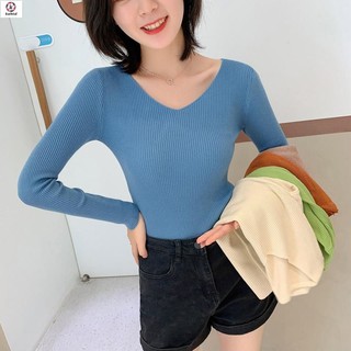 Áo len mỏng cổ tim chất cực đẹp cực xinh nhiều màu sang chảnh