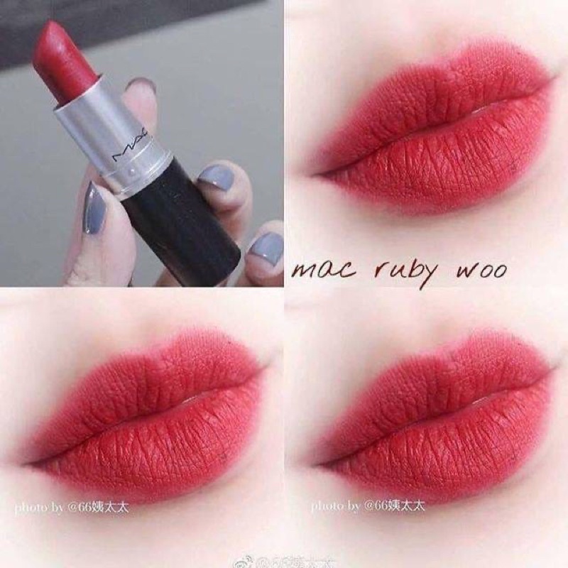 [Bill US] Son Thỏi MAC Matte / Retro Matte / Love Me / Lustre Lipstick (Marrakesh, Chili, Ruby Woo, E for Effortless)