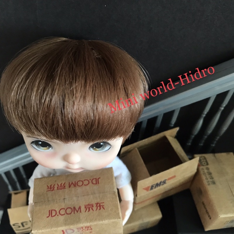 Set hộp carton đóng gói mini tí hon quà bất ngờ bên trong dùng cho Búp bê BJD 1/12, 1/8 trang trí nhà búp bê. Combo