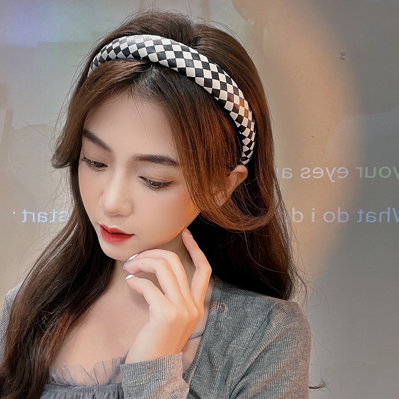 Băng Đô Cài Tóc Bản Rộng Họa Tiết Da Báo Kiểu Pháp Quyến Rũ Cho Nữ