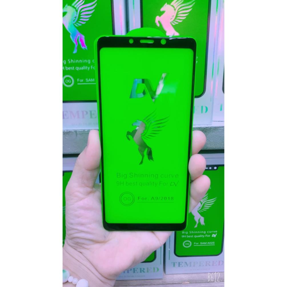 Kính Cường Lực Cho Samsung Galaxy A9 2018 - Màu Đen - Full Màn Hình - Hàng Chính Hãng