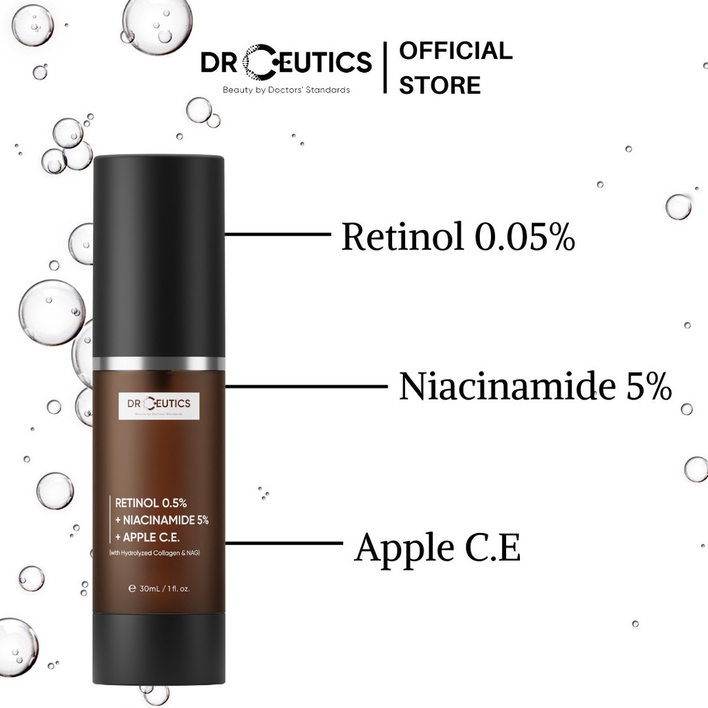 Kem dưỡng retinol Dr Ceutics chống lão hóa, giảm nếp nhăn, làm đều màu da 30ml