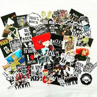 Sticker Rock band (13-23)LẺ/MUA KÈM: chất tráng dày dặn dùng được ngoài trời