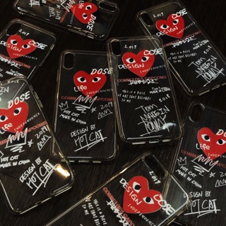 Case iphone silicon Tim play heart