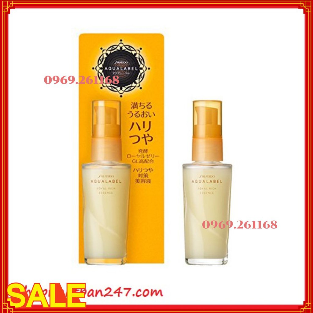 Serum shiseido aqualabel royal rich essence 30ml - 100% Authentic